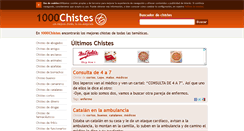 Desktop Screenshot of 1000chistes.com